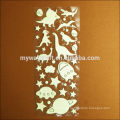 Custom glow in the dark sticker paper sticker luminous PVC sticker